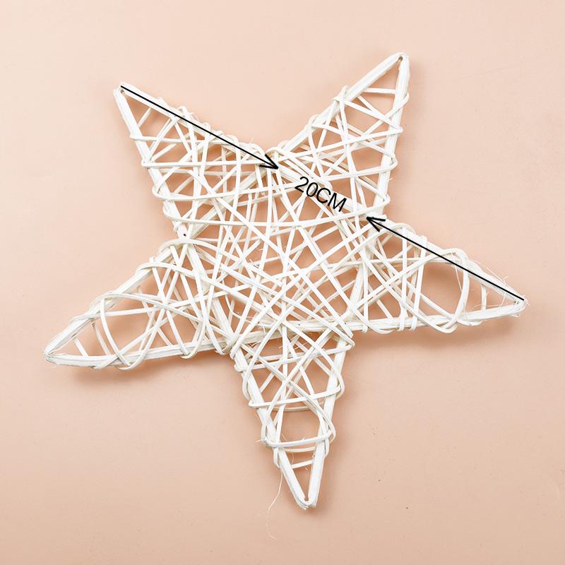 Artificial Plants Star Wreaths Wedding Decorative Flowers Festival Ornament Rattan Garland Door Hanging Diy Gifts Box Home Decor