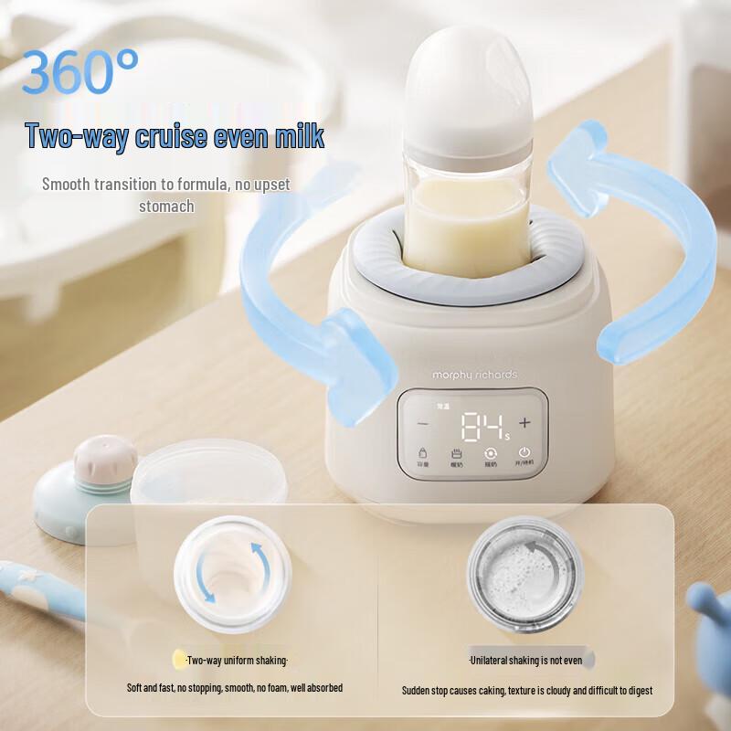 Morphy Richards 5-in-1 Babyflaschenwärmer & Shaker CN-Stecker (Adapter enthalten)