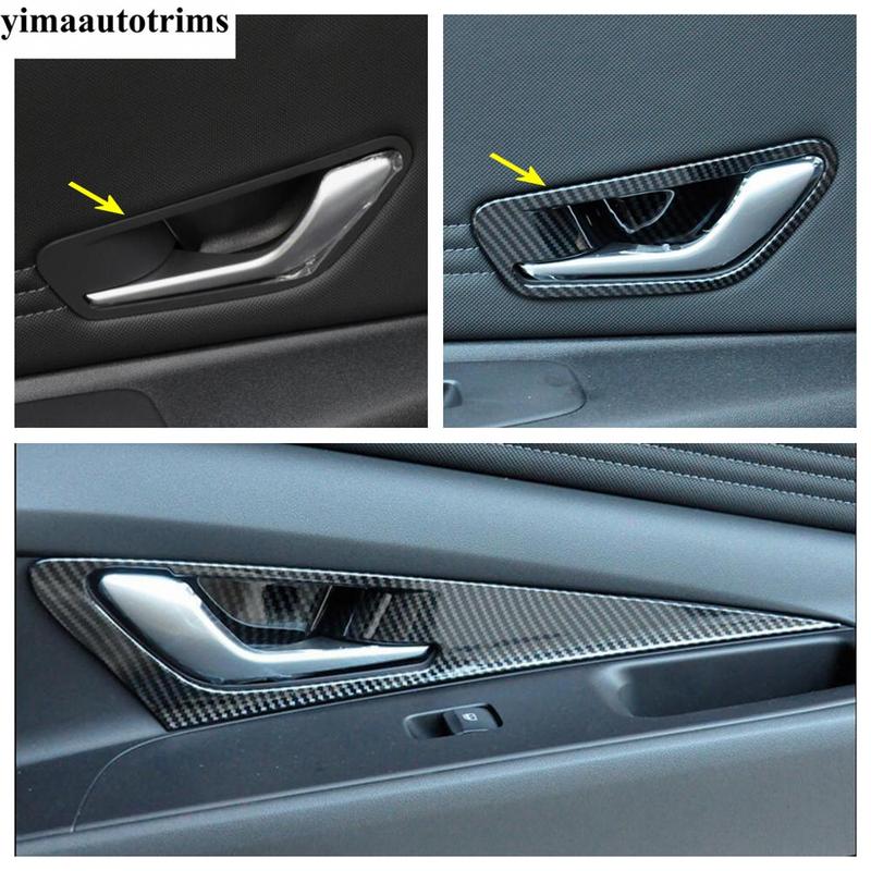 Pillar A Air Vent / Head Lamp Button / Handle Bowl / Gear Shift Water Cup Cover Trim Accessories For Hyundai Elantra -