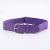 Adult Baseball Belt Elastic Band Adjustable Length Imitation Leather Baseball Softball Belt Unisex Vibrant Color Waistband