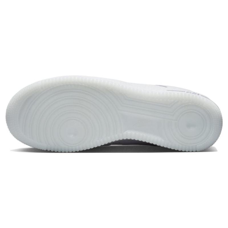 Nike Air Force 1 Low 07 Retro 'Color Of The Month Jewel Swoosh Triple White' Sneakers FN5924-100