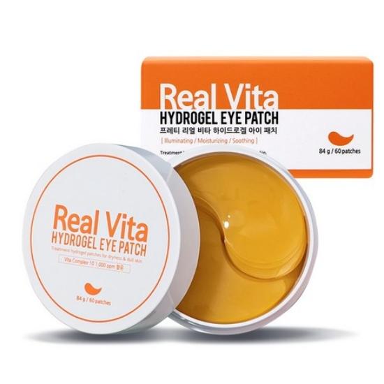 PRETTI Real Vita Hydrogel Eye Patch 60pcs Vitamin Hydrogel Under Eye Patch 60pcs