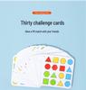 Wooden Geometric Shape Matching Game for Children's Education and Parent-Child Interaction