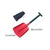 652F Heavy Duty Aluminum Alloy Snow Shovel With AntiSlip Grip Winter Survival Tool