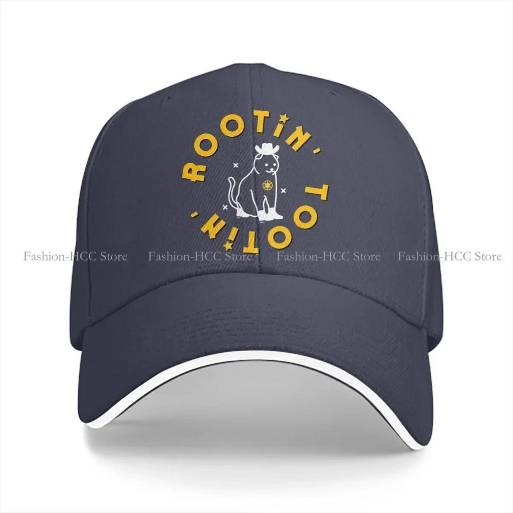 Cat In Boots And Cowboy Hat Baseball Cap Unisex Hats Women Visor Protection Snapback Rootin Tootin Caps