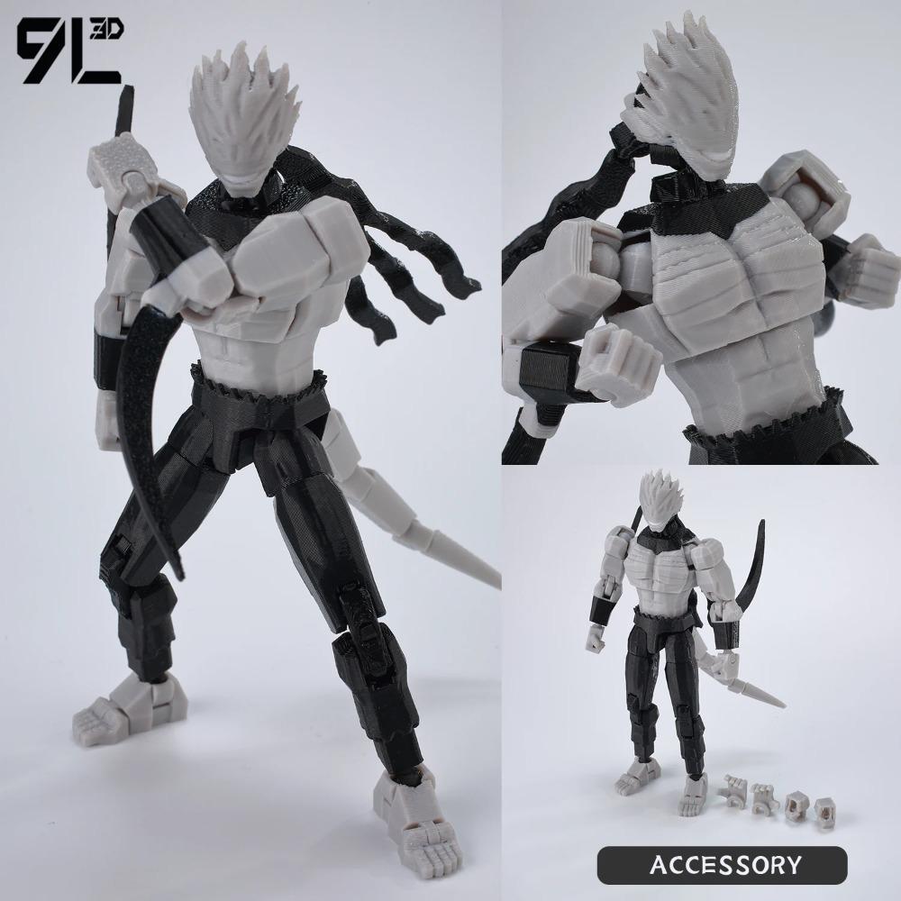 9L Impreso en 3D Anime Jujutsu Kaisen Sukuna Lucky13 Maniquí 13 Cambiaformas Móviles T13 Figuras de Acción Maniquí Juguetes para Coleccionistas
