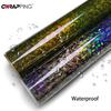 50cm*300cm Car Glossy Flower Forged Carbon Fiber Stickers Waterproof Vinyl Wrap Film Motorcycle Sticker for Car Accessories