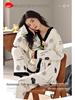 Autumn 2025 Women's Long Sleeve Cardigan Pajamas - Cute Ins Style Homewear