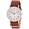 Zegarek męski Timex Weekender 40mm T2P495 Brązowy całoroczny