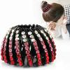 Rhinestone Hair Claw Clip Hair Accessories Hair Bun Maker Fashion Ponytail Holder  Women