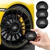 4pcs Car Wheel Center Hub Cap Sticker Decoration Parts For Land Rover Discovery 3 4 R4 LR2 Range Rover Evoque Sport Dander 2 3