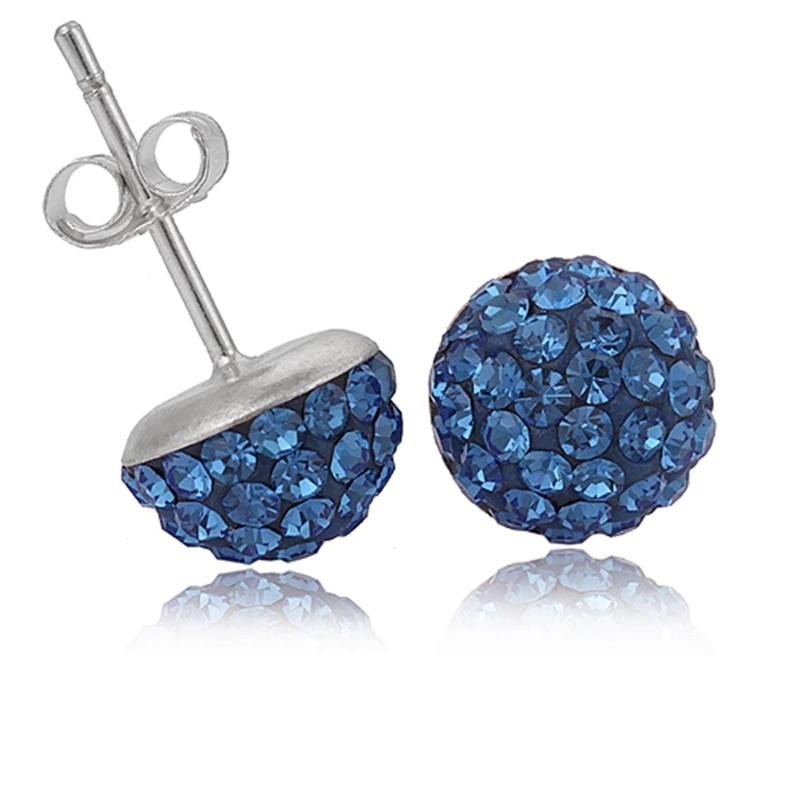 Modeschmuck Ohrringe Für Frauen 316L Edelstahl Ohrringe Kristallkugel Ohrringe Einzelhandel und