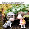 Grey Micro Landscape Decorative Ornaments  Potted Plant Scene Embellishment