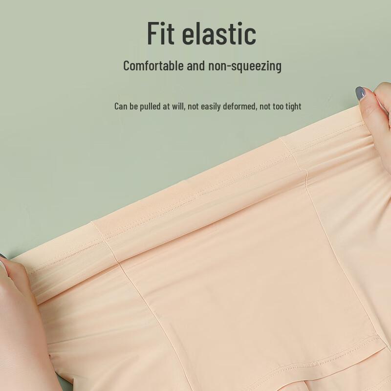 LANGSHA Damen Eis Seide Anti-Scheuer Sicherheitsshorts 2er-Pack