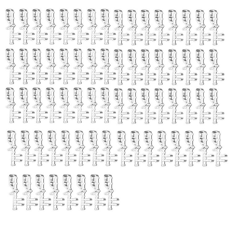 24Pcs Blinds Curtain Clips Horizontal Window Curtains Securing Clamps for Hiddens Valance Sheer