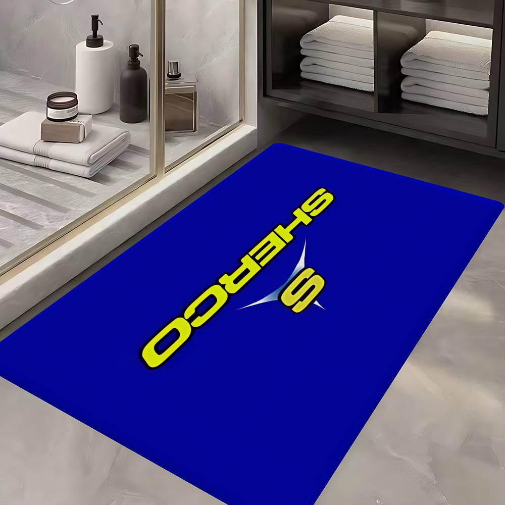 S-Sherco LOGO Kitchen Mat Cheaper Anti-slip Modern Living Room Balcony Printed Modern Home Decor