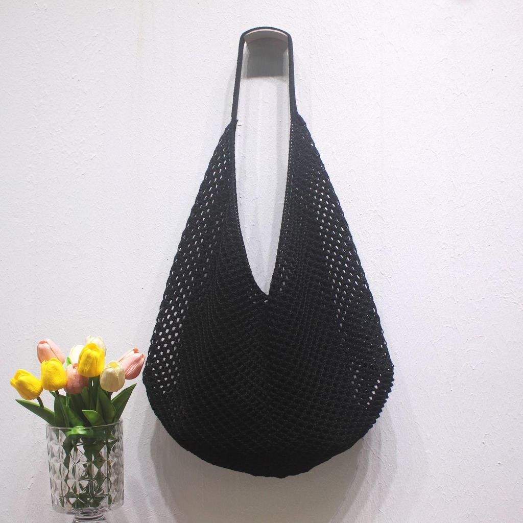 Lightweight & Aesthetic Women's Summer Crochet Tote Bags - Perfect for Beach, Shopping, and Parties