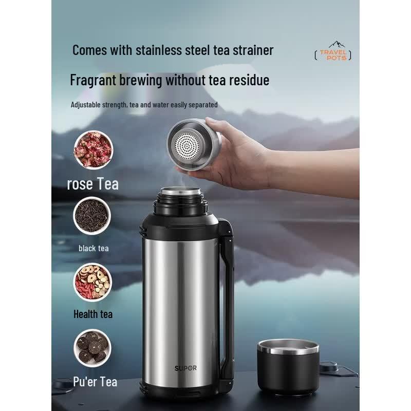 SUPOR Stainless Steel Portable Travel Thermos