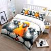 Radiant sheep in spotlight. Bedding sets Duvet covers Pillowcases(1* Duvet Cover 2* Pillowcases without duvet insert)