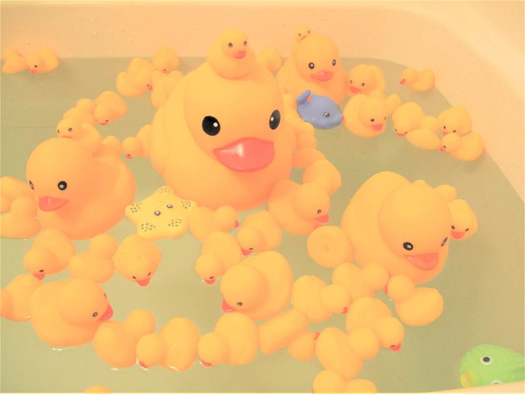 Duckling Toys, Set of 63, with Bonus Item Fun Bath Time Fun