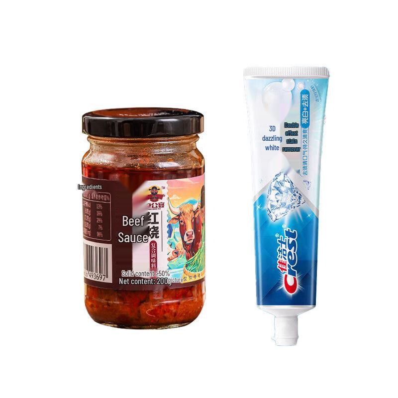 

Crest 3D White Toothpaste & Braised Beef Sauce Bundle