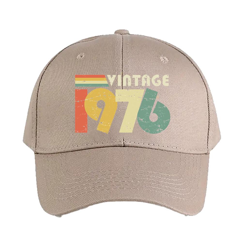 Vintage th Birthday Gift Distressed Cap Man Adult Hat Fashion Casual Adjustable Printed Baseball Caps Trucker Cap