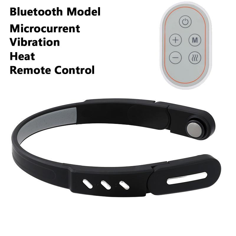 Head Temple Massager Sleep Massager EMS Micro-current Vibration Refreshing Hot Headache Head Therapy Device