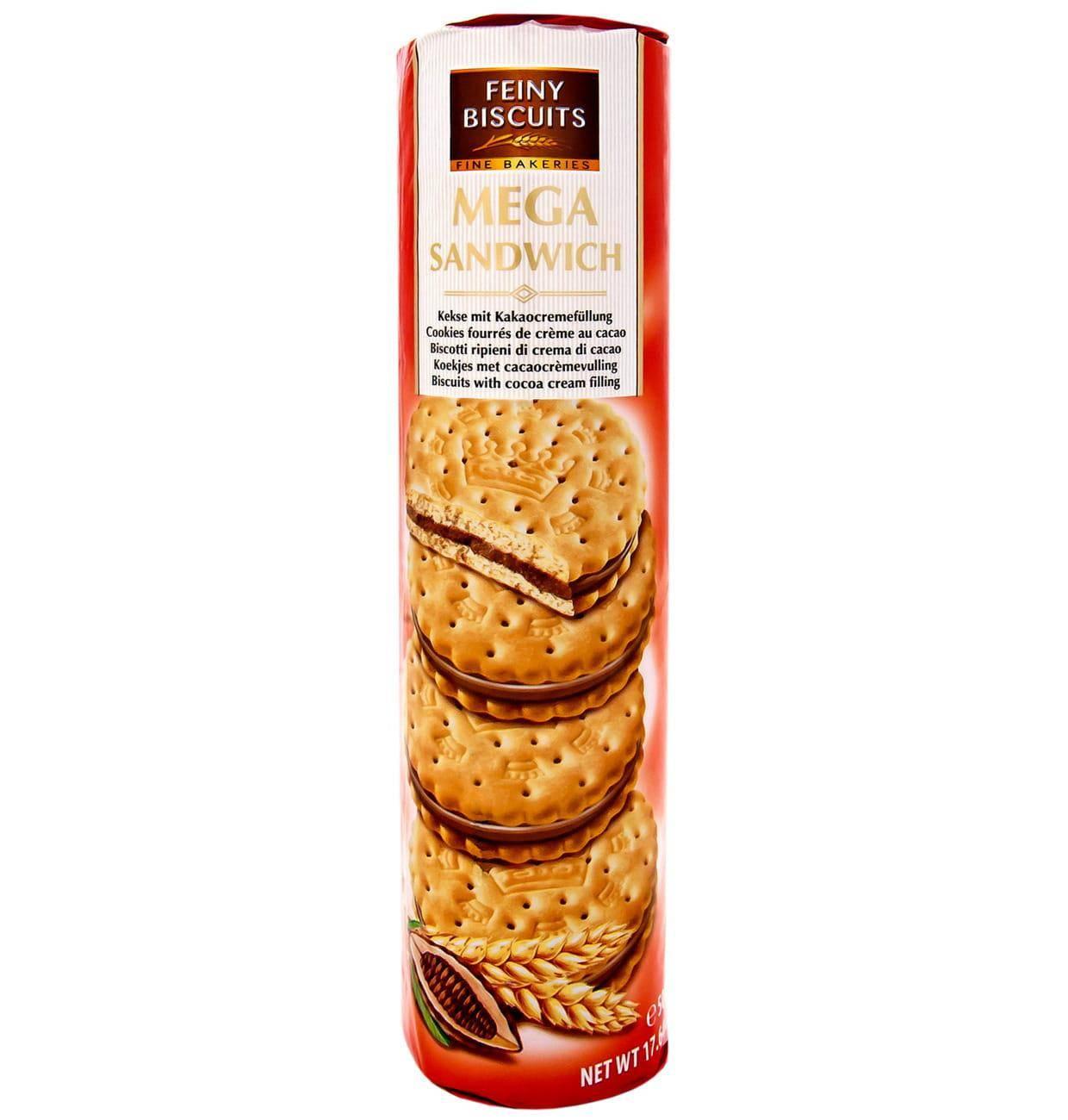 Feiny Kekse Mega Marquises mit Schokoladencreme 500 g