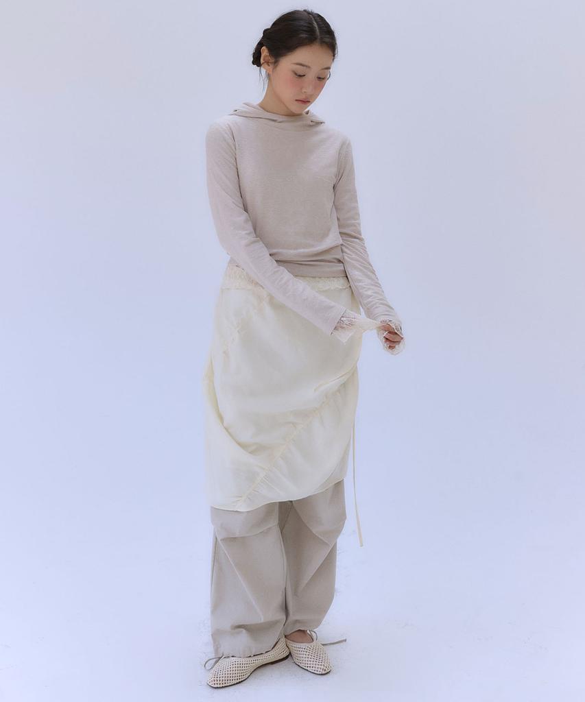 OURO Cotton Pocket Jogger Pants [ Beige ]