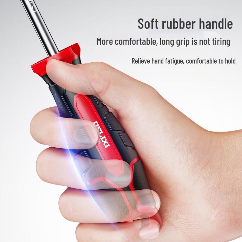 Delixi 6-Piece Chrome Vanadium Steel Screwdriver Set