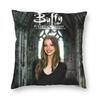 Buffy The Vampire Slayer Weapons Cushion Cover Home Decorative D Printing Horror Drama Tv Throw Pillow Case For Living Room