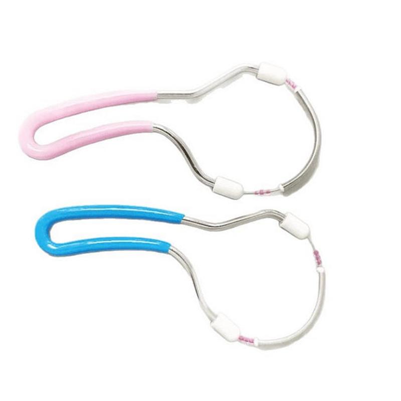 1/2PCS Women's Facial Hair Remover Tool for Upper Lip Chin Face Neck - Efficient Unwanted Hair Removal Spring Device