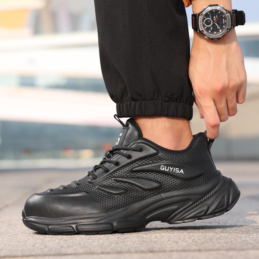 Labor Insurance Shoes Are Smash-proof and Puncture-proof, Men's Steel-headed Safety Shoes Are Comfortable, Lightweight, Stand for a Long Time,