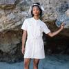 MALBON GOLF Resort Mood Belted Dress Cream (Woman)
