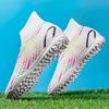 High-top football shoes tf broken nails artificial turf AG nails leather feet male and female teenagers training shoes