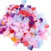 1200PCS Artificial Rose Petals, Multicolor Fake Flower Petals, Exquisite Colorful Rose Petals for Valentines Day, Fake Petal Flower Decoration for