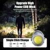 Portable MINI LED COB Handheld Flashlights High Brightness Keychain Work Lamp Emergency Work Lamp For Outdoor Camping Walking