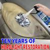 Professional Car Headlight Restoration Spray, Easy Maintenance Kit, Repairs Oxidation, Yellowing, and Blurred Headlights, Comes with Polishing Abrasiv