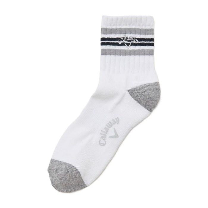 Callaway Short Socks C25293103 (Gray, Free Size)