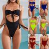 5-Color Women's Bandage One-Piece Sports Bikini Swimsuit