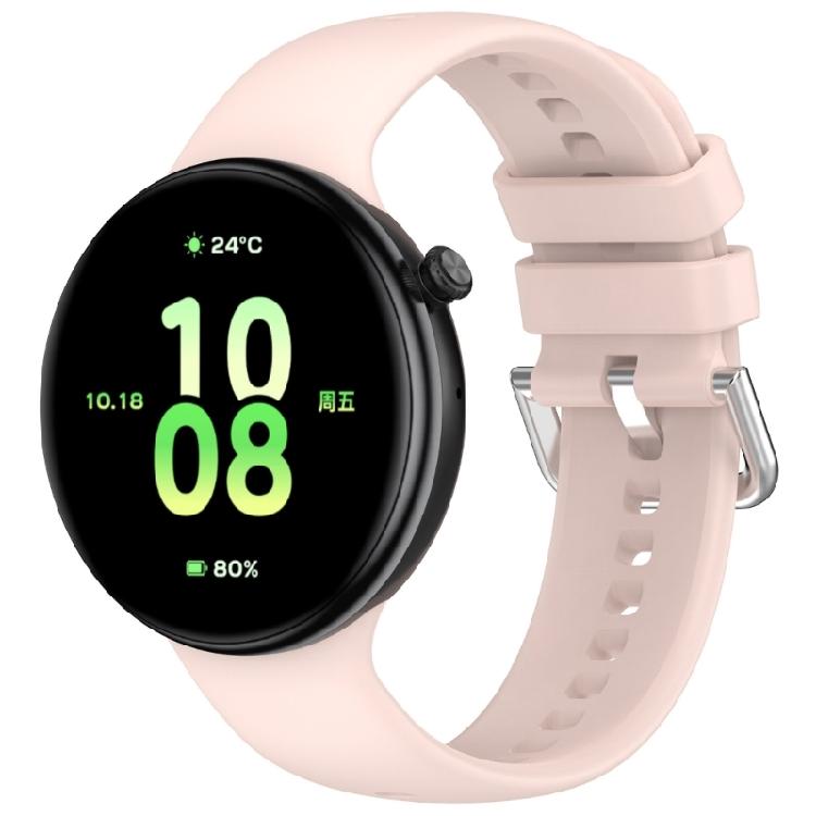 Adjustable Waterproof Silicone Watch Band Quick Release Mechanism Perforated Silicone Accessory Suitable for Smartwatch