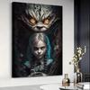 Clown Halloween Series Decorative Wall Art for Living Room