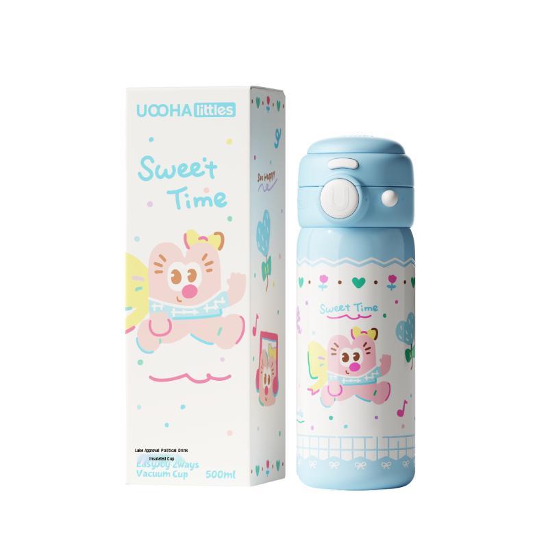 

UOOHA 316L Stainless Steel Insulated Straw Water Bottle