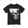 Dark Berserk T Shirt Eerie Skull Art Vintage Washed Unisex Comfortable Soft Slightly Homme Breathable Streetwear Stretched