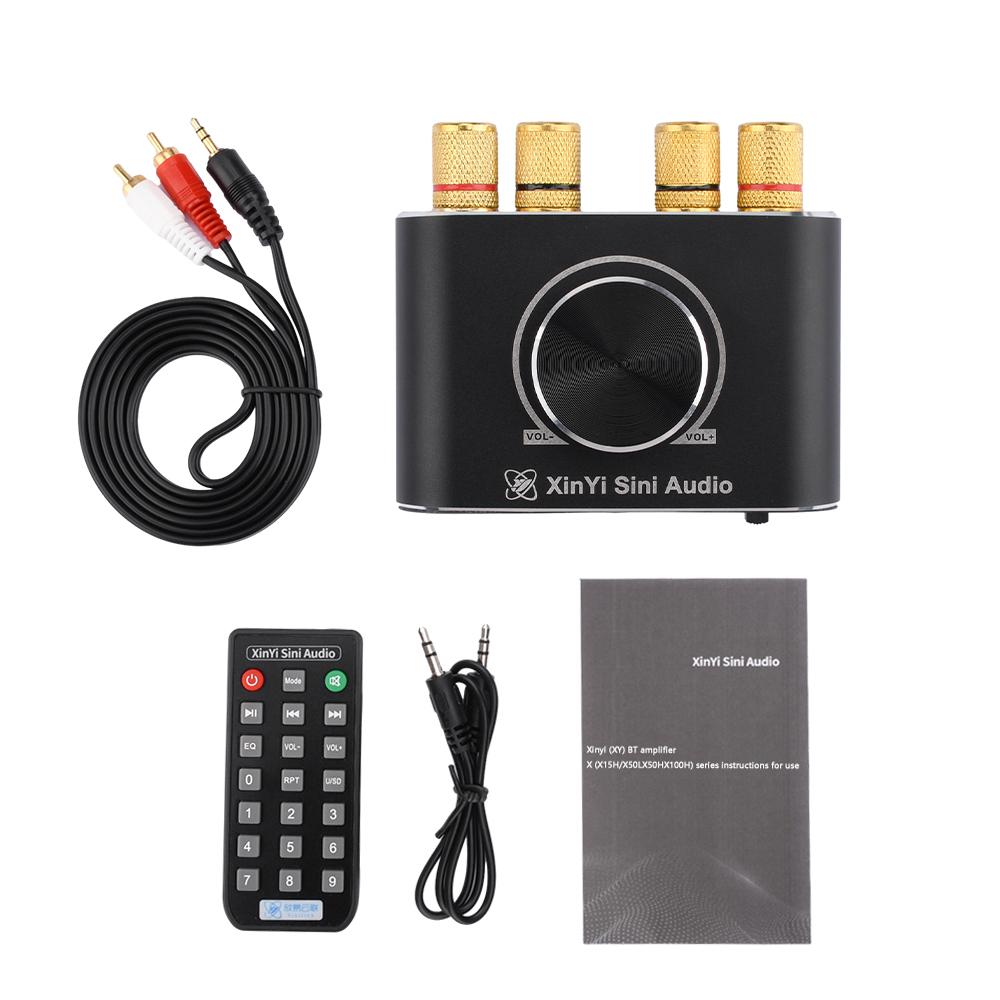 DC 9-24V Power Amplifier Board Bluetooth 5.1 TPA3116 Digital Hifi Stereo Audio Amplifier 20W+20W Car Sound Amplifiers