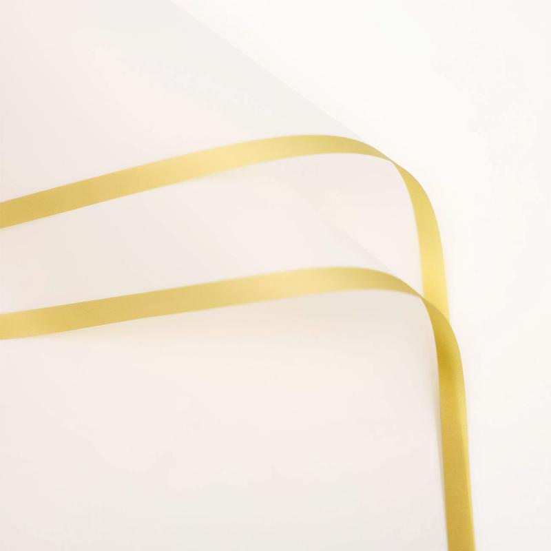 20 Sheets Gilt Edge Wrapping Paper Flowers Gift Wrapping Material Korean Style Birthday Wedding Florist DIY Wrapping Paper