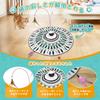 Electric Cat Toy with Automatic Fun for Stress No Batteries Perfect for When Away Light, 3-in-1 Design, Rotation, Cats, Exercise, Relief,