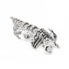 Anello Dominante Testa di Drago Scorpione Anello Articolato Flessibile Moda Uomo Anello Teschio