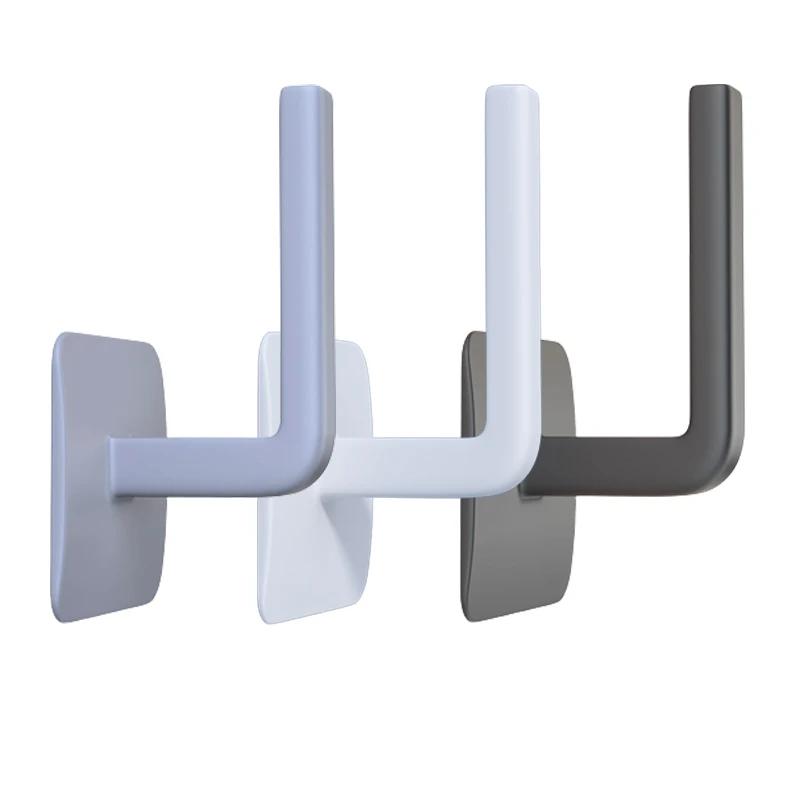 

3 шт. Кухонные самоклеящиеся аксессуары под шкафчиком держатель для рулонов бумаги держатель для полотенец вешалка для хранения салфеток стойка для ванной комнаты туалет