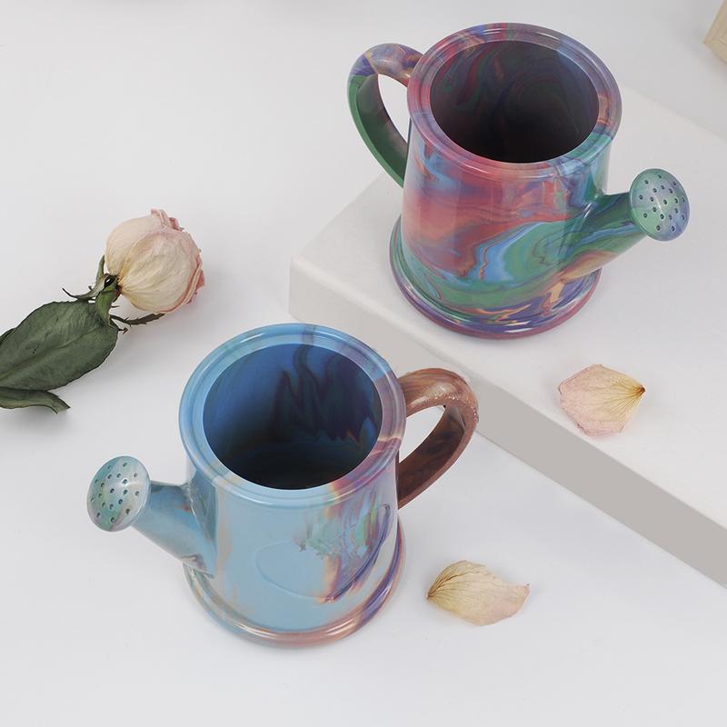 Vase Casting Mold Creative Plaster Mold Art Craft Making Tool Watering Can Mold Making Home Display Decor Resin Crafts